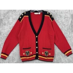 Vintage Essential Elements Sweater Womens Size M Nautical Sailor Anchor Heritage